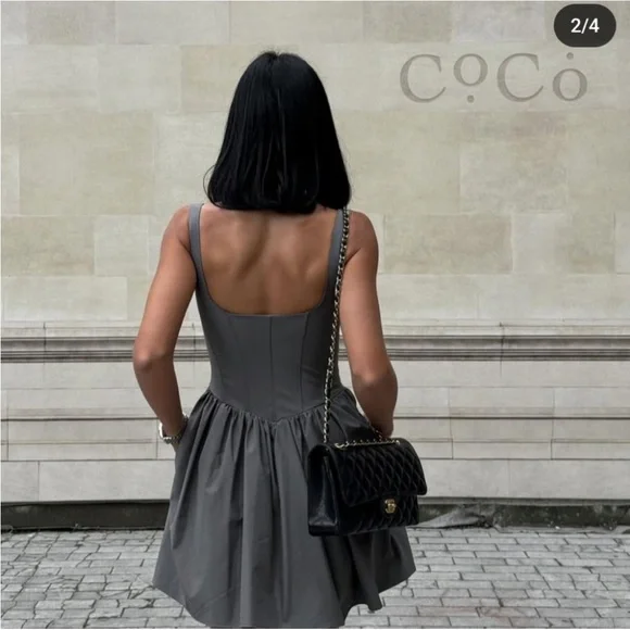 Zara ruched corset dress - Picture 3 of 9